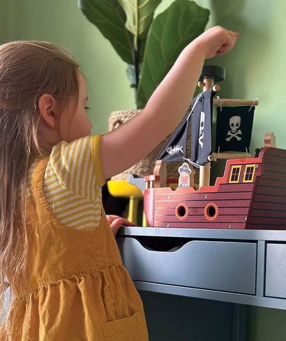 Bateau Pirate en bois "Fishbones" – vue produit 10