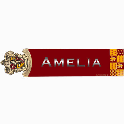 Harry Potter Crest Bookmark Burgundy