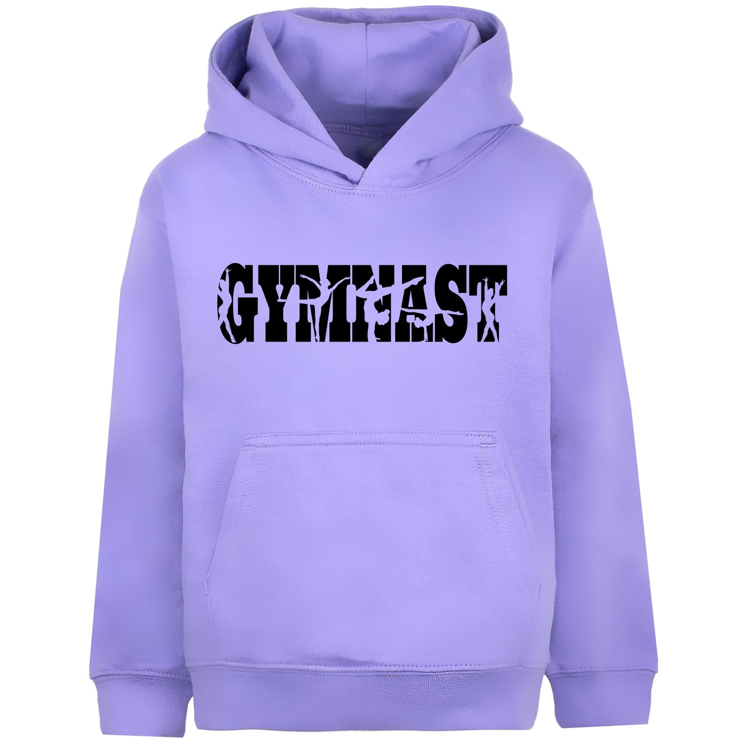 Fringoo Gymnastic Sweat à capuche for enfant Cotton Rich Soft Hooded Sweatshirt- Gymnast violet