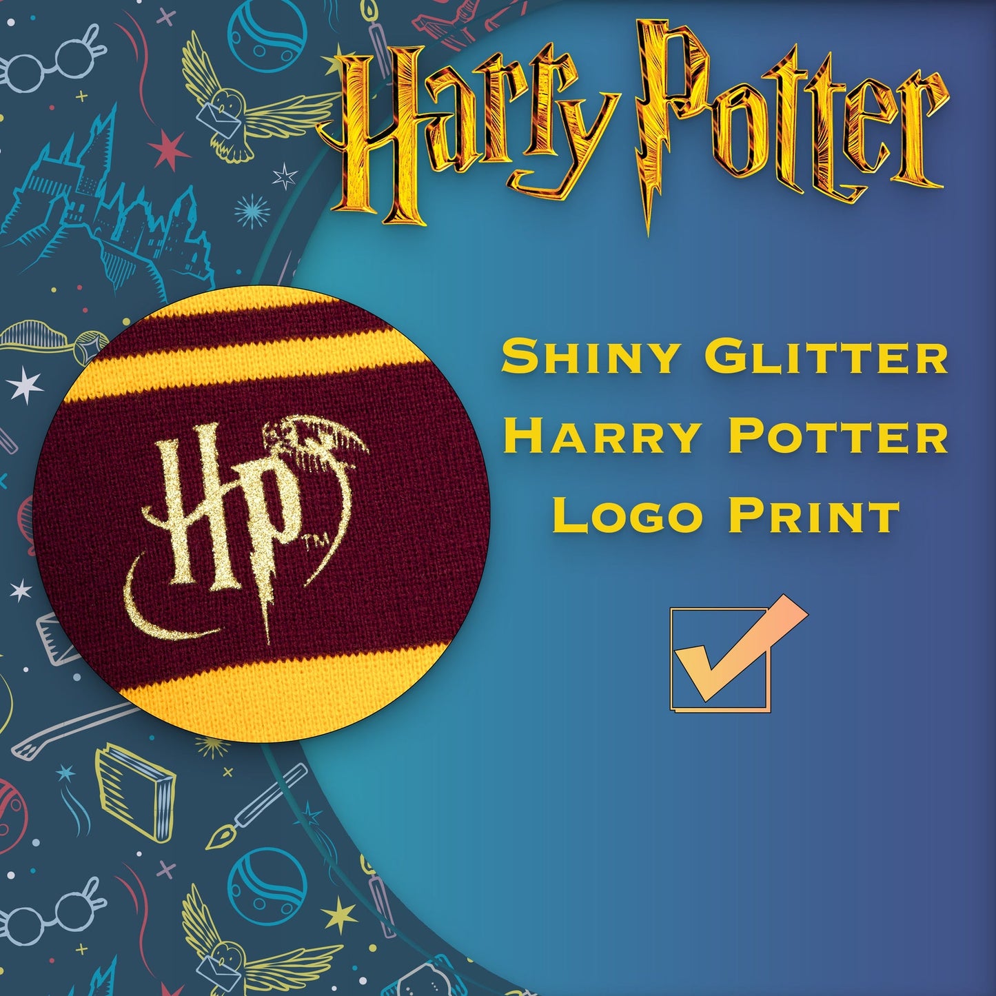 Harry Potter Scarf – Burgundy