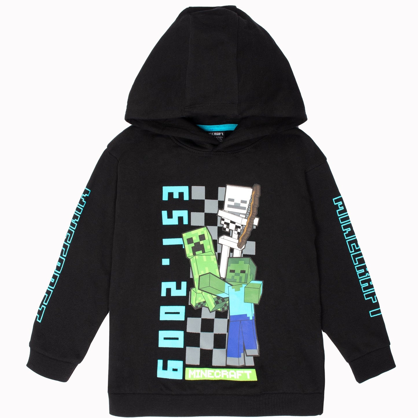 Minecraft Boys sweat à capuche with Kangaroo Pocket 100% Cotton
