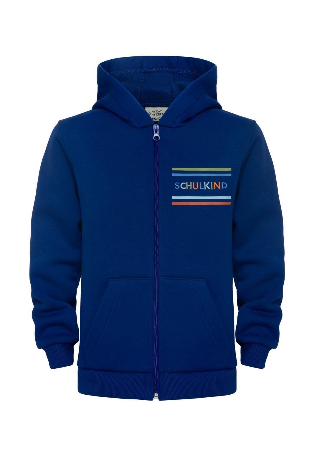 Sweat zippé Schulkind bleu – vue produit 7