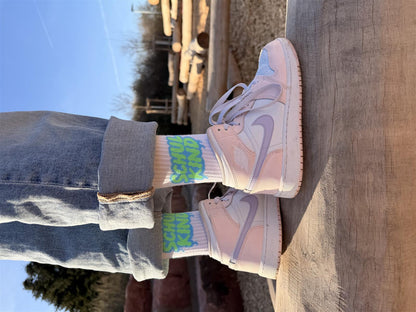 Chaussettes Schulkind Graffiti vert – vue produit 6