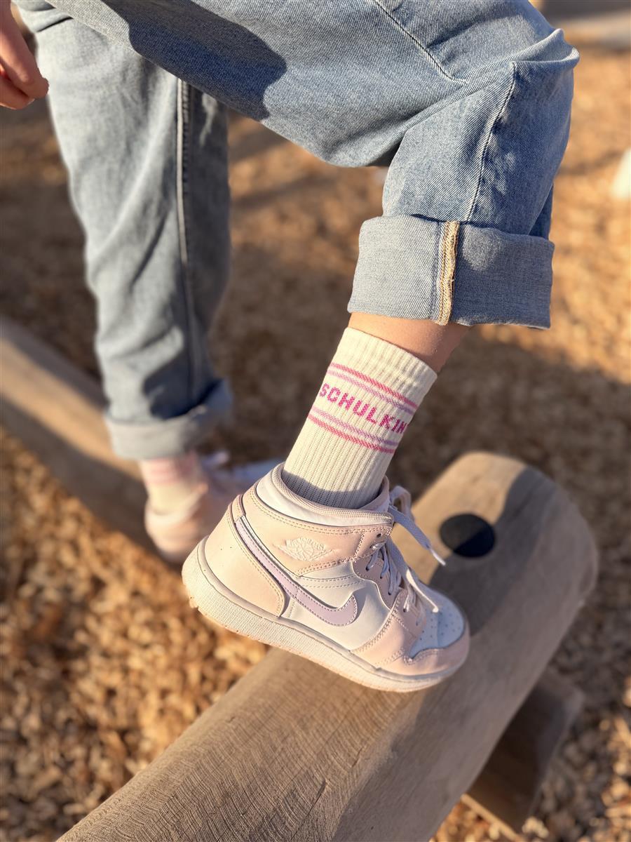 Chaussettes Schulkind rose pastel – vue produit 2