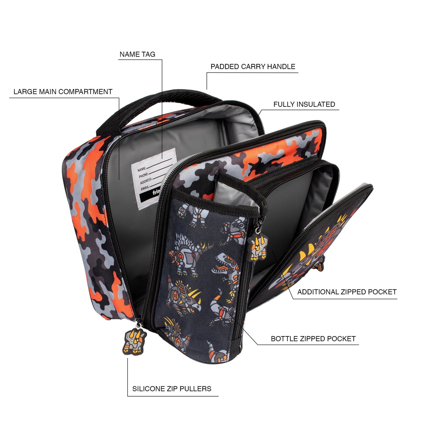 Square Sac repas – dinosaure Robot
