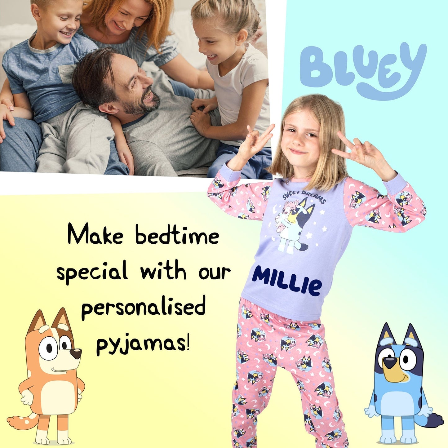 Bluey Pyjama-violet