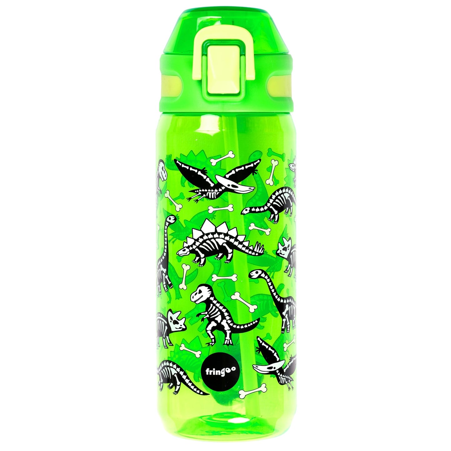 Gourde avec paille 600 ml – dinosaure Lunch Time