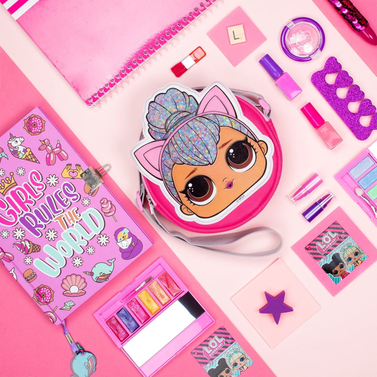 L.O.L pailleté Sac bandoulière – Kitty Queen