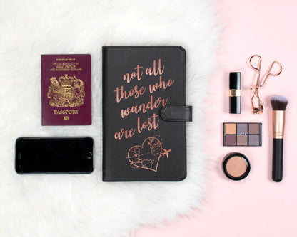 Étui pour passeport – Wander Lost