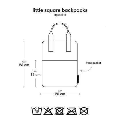 Petit sac à dos carré enfant - Étoile filante – vue 8 – A Little Lovely Company