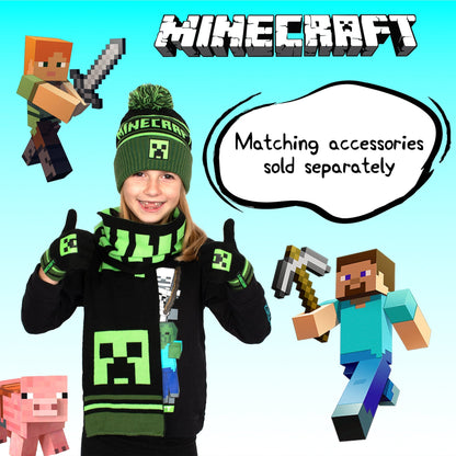 Minecraft Boys sweat à capuche with Kangaroo Pocket 100% Cotton