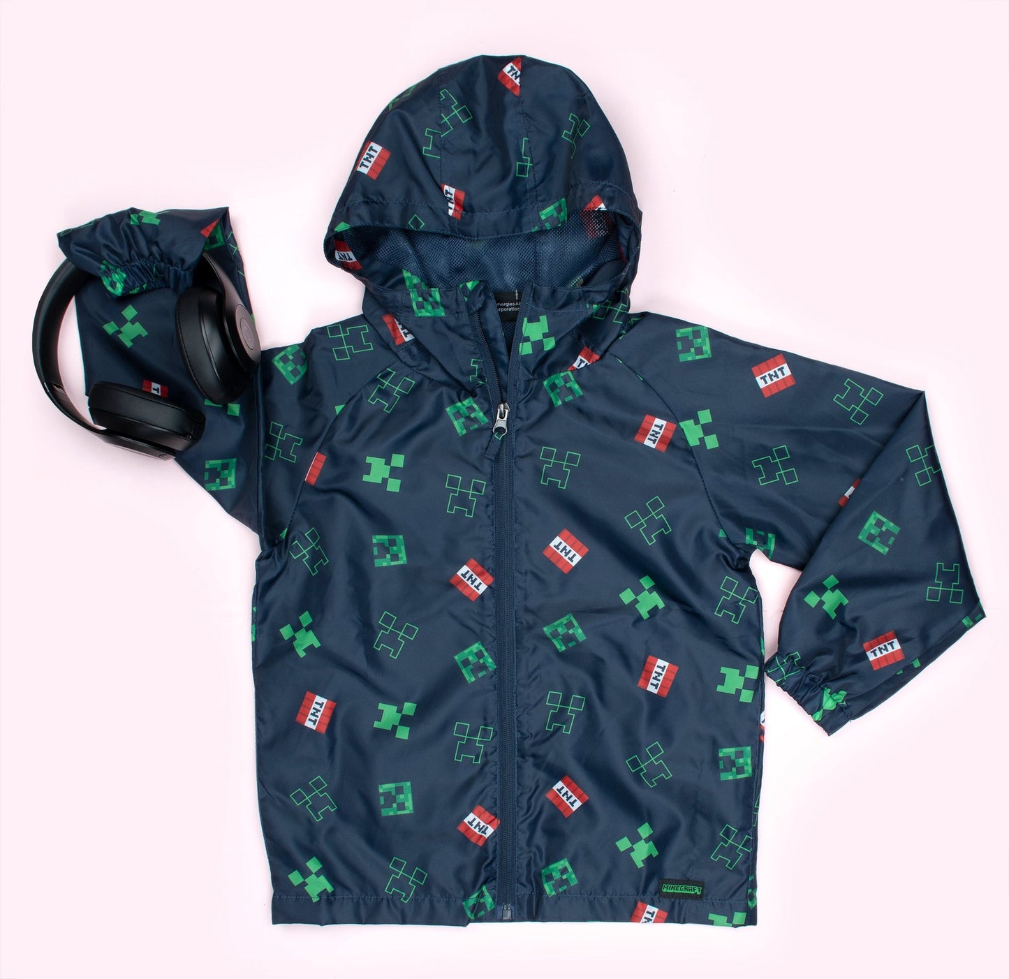 Veste imperméable Minecraft – Navy bleu Waterproof