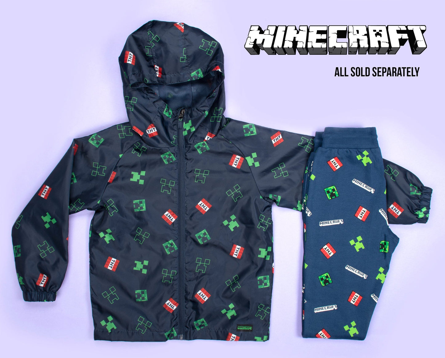 Veste imperméable Minecraft – Navy bleu Waterproof