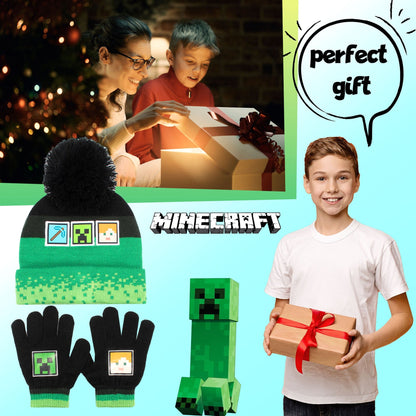 Minecraft – Children's Hat & Gloves Set