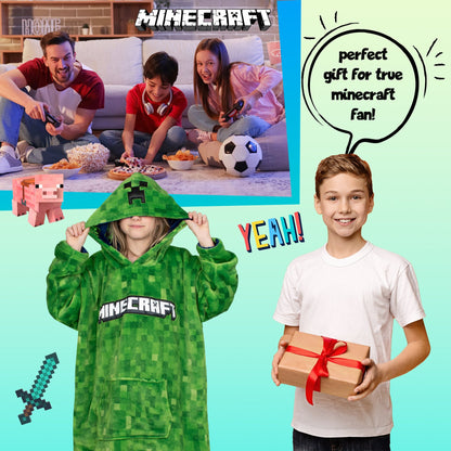 Minecraft Oversized Sweat à capuche Couverture