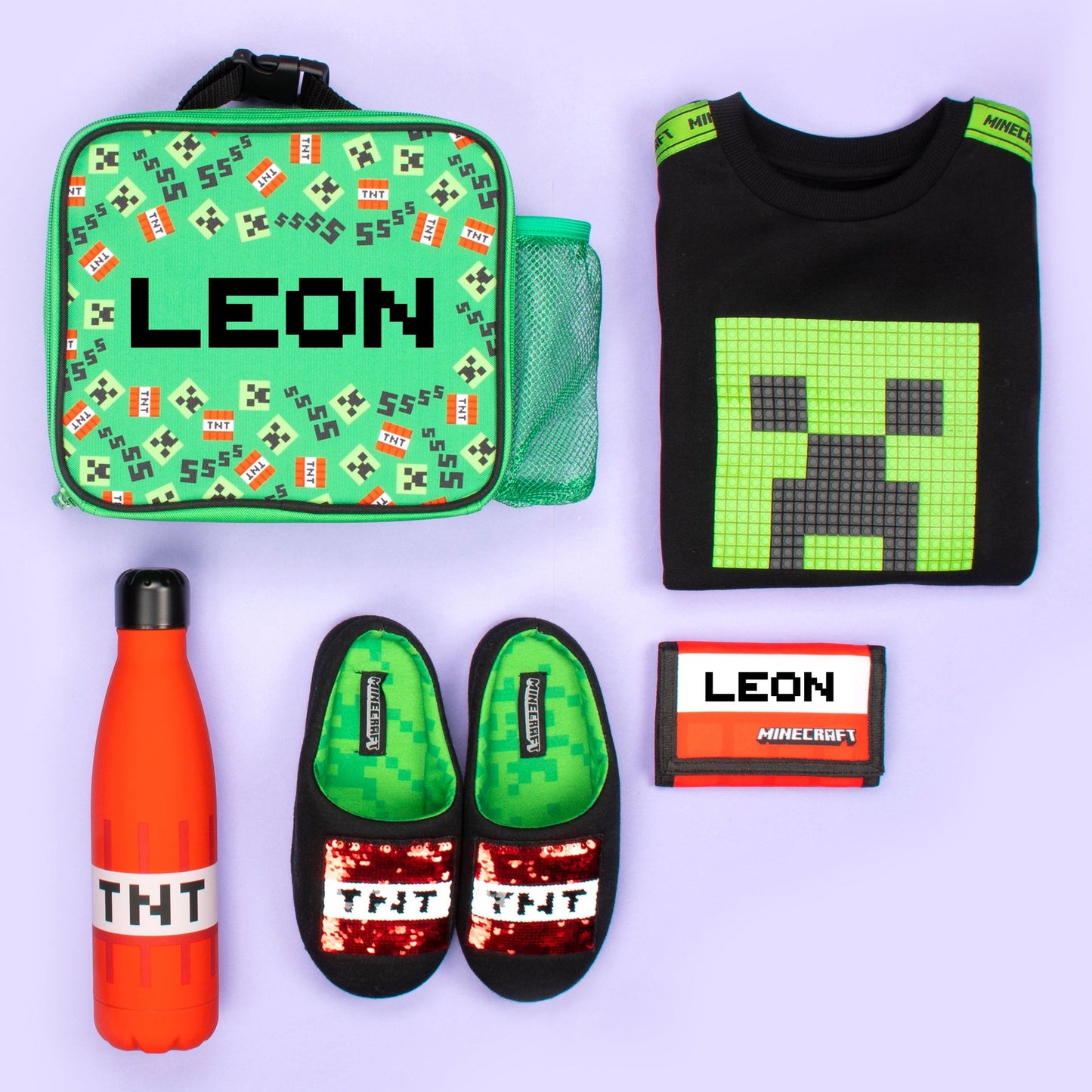 Minecraft enfant Portefeuille – rouge