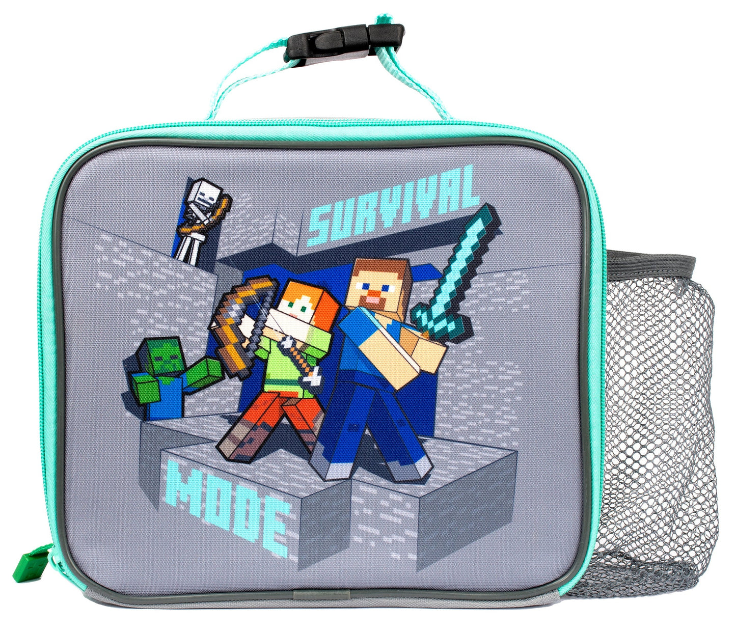 Minecraft Sac repas with Mesh Pocket – Steve & Alex
