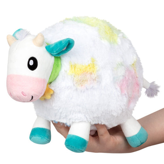 Peluche Mini Squishable – Vache Tie-Dye