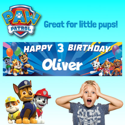 Pat’ Patrouille Birthday Banner