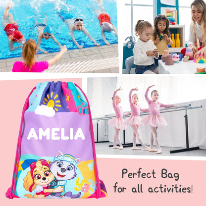 Official Pat’ Patrouille / Nickelodeon Skye (Pat’ Patrouille) Sac à cordon | enfant PE Sac