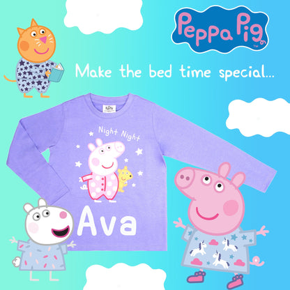 Peppa Pig Pyjamas – rose & violet