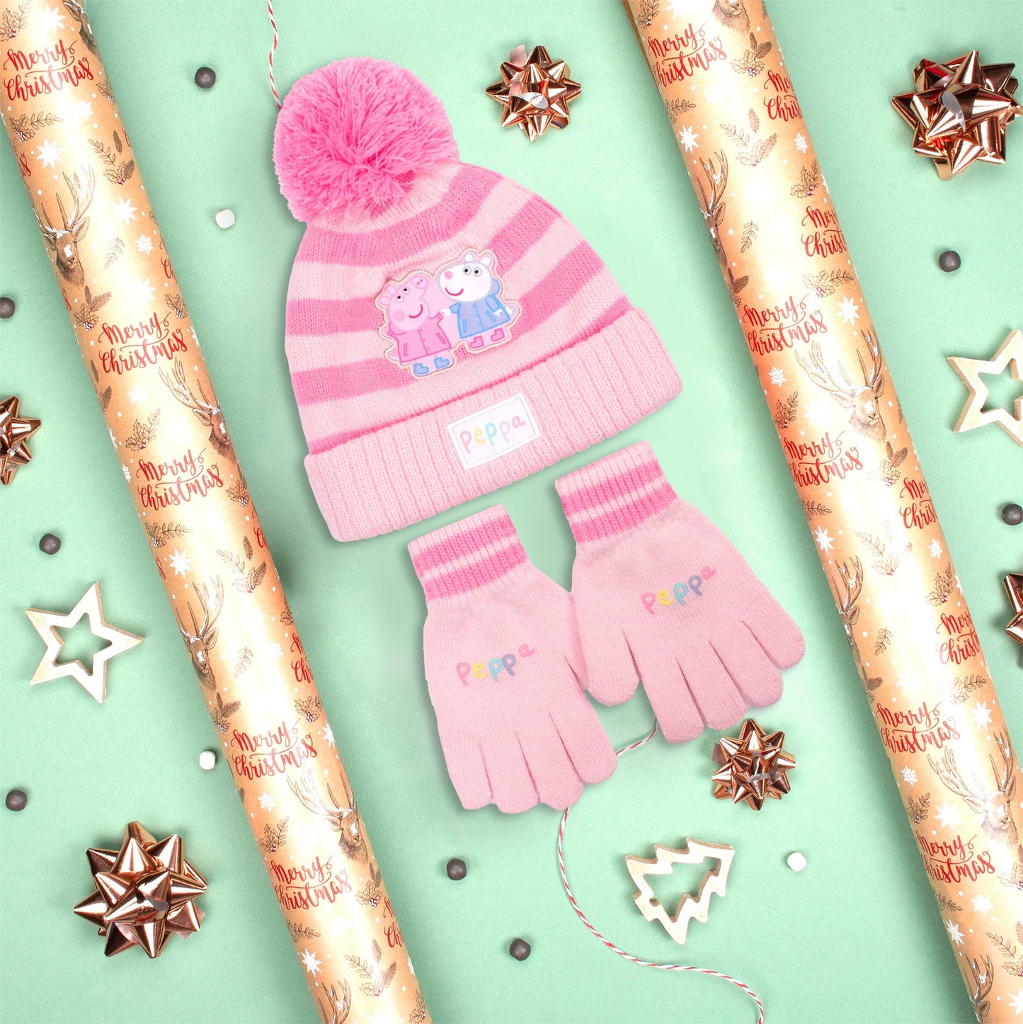 Peppa Pig Children's Winter Hat & Gloves Set