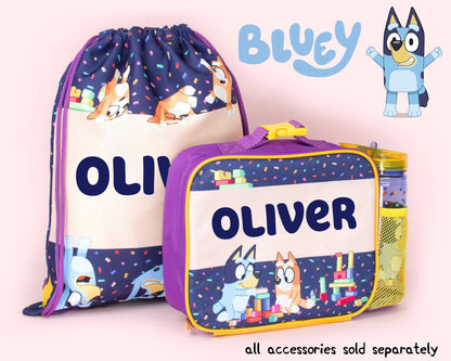 Official Bluey Sac à cordon | enfant PE Sac