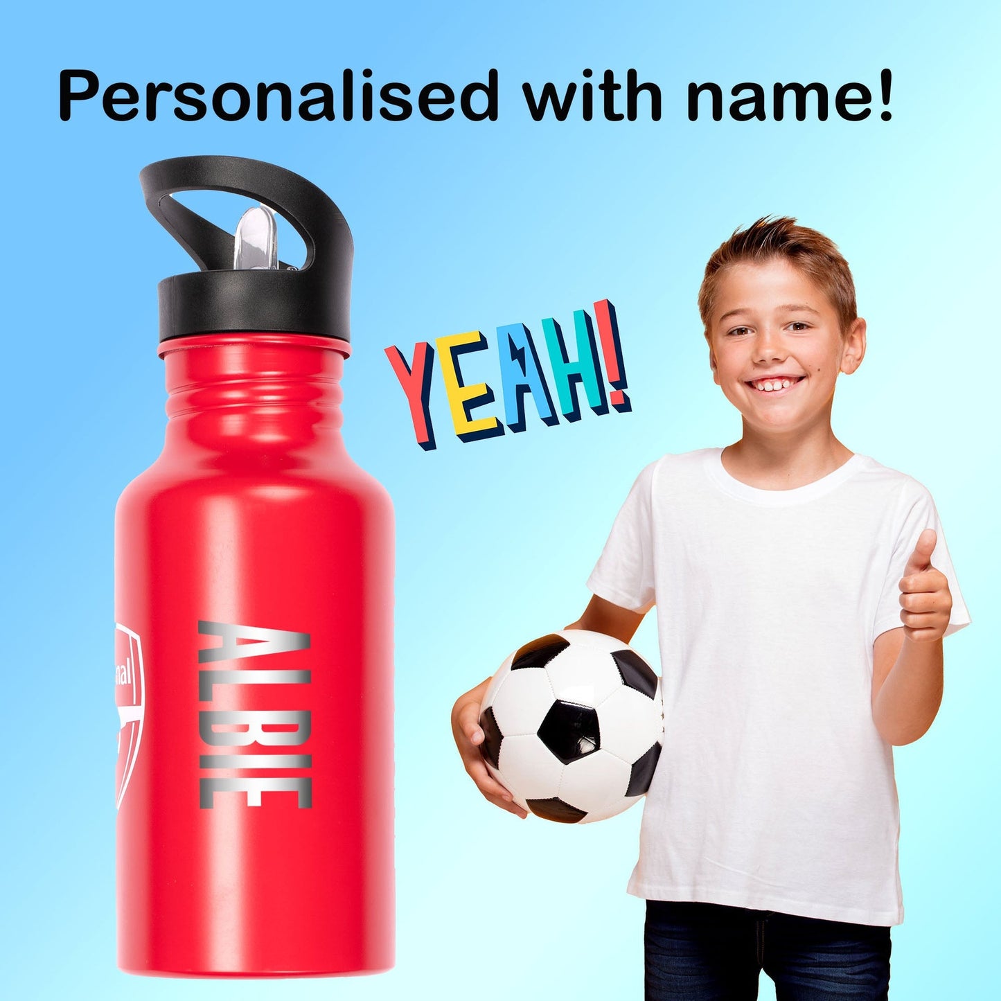 Arsenal FC Metal Gourde 500ml