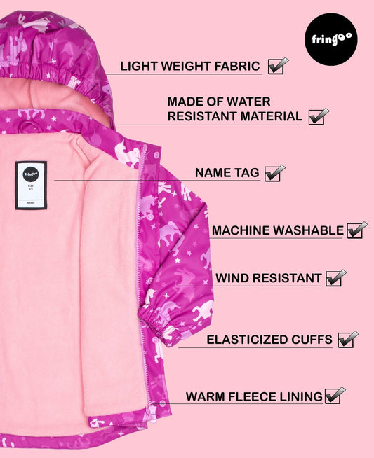 Raincoat – Ombre unicorn