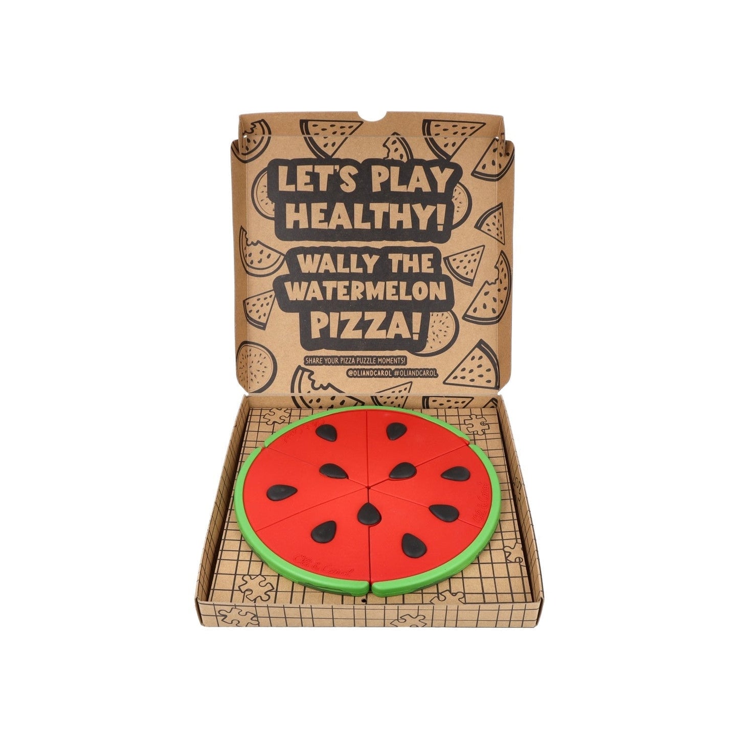 Wally la Pastèque Pizza – Puzzle bébé – vue produit 6