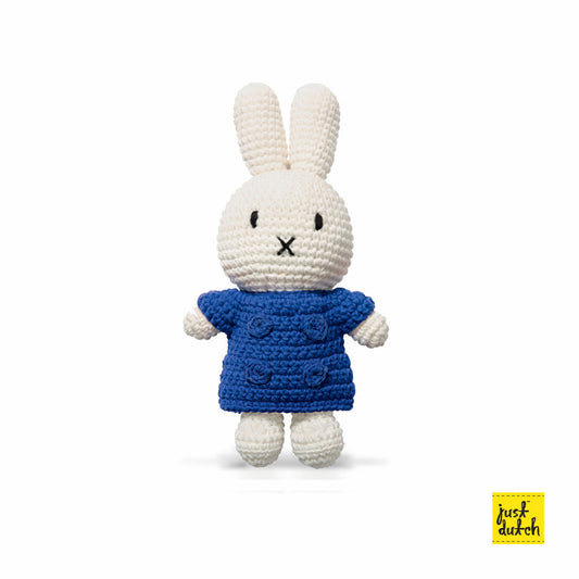 Peluche en Crochet Lapin Miffy - Robe Classique - Bleu