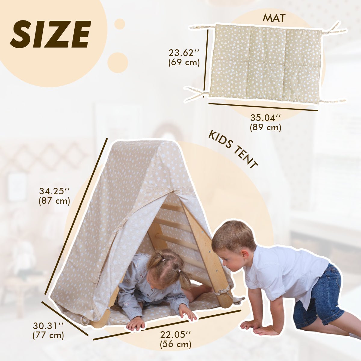 Tent and rug set