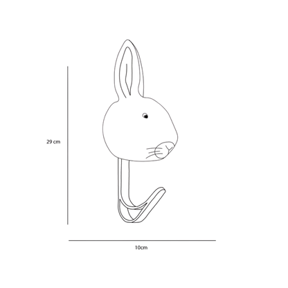 Porte-manteau peluche lapin - Wild & Soft