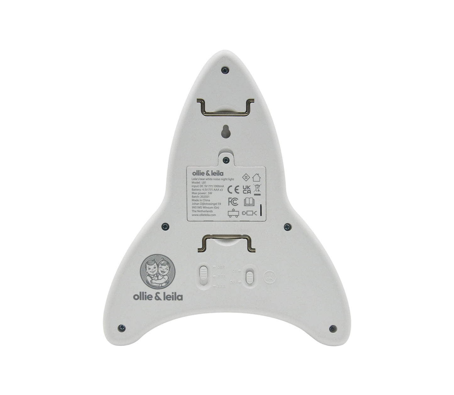 veilleuse bruits blancs fusee ollie leila