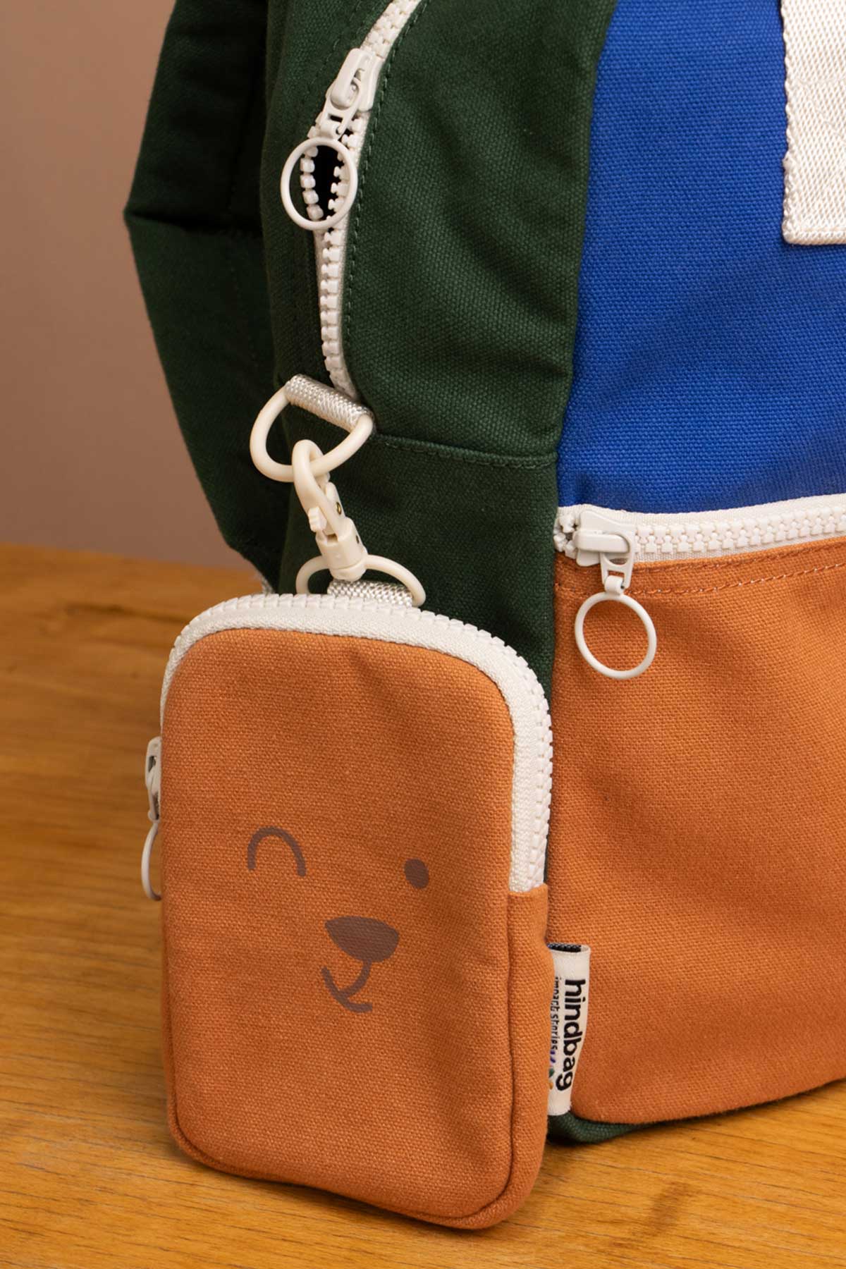 Rucksack Arthur Dreifarbig Elektrisches Blau