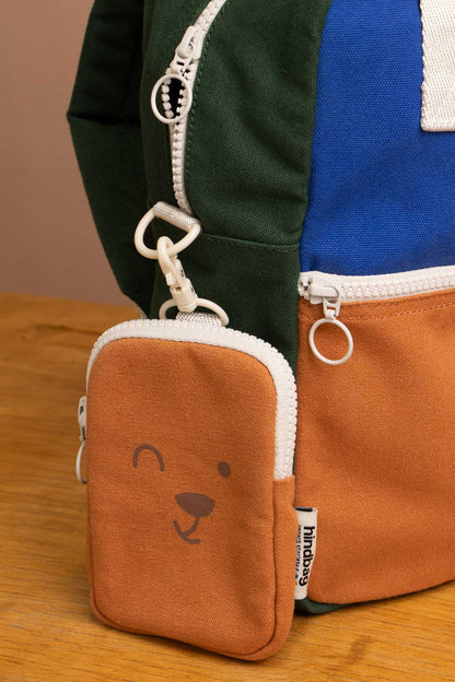Rucksack Arthur Dreifarbig Elektrisches Blau