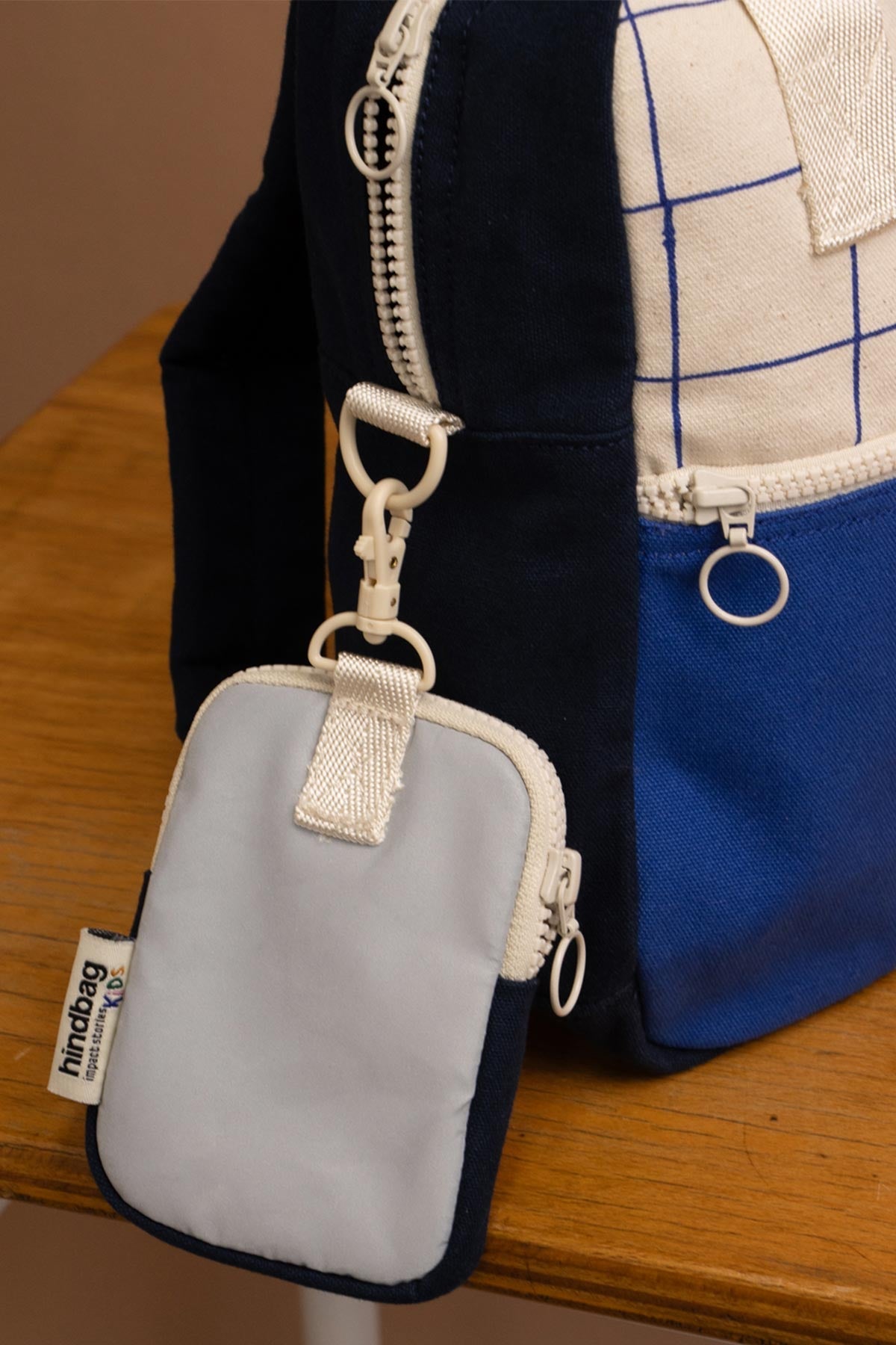 Rucksack Arthur Dreifarbig Kariert