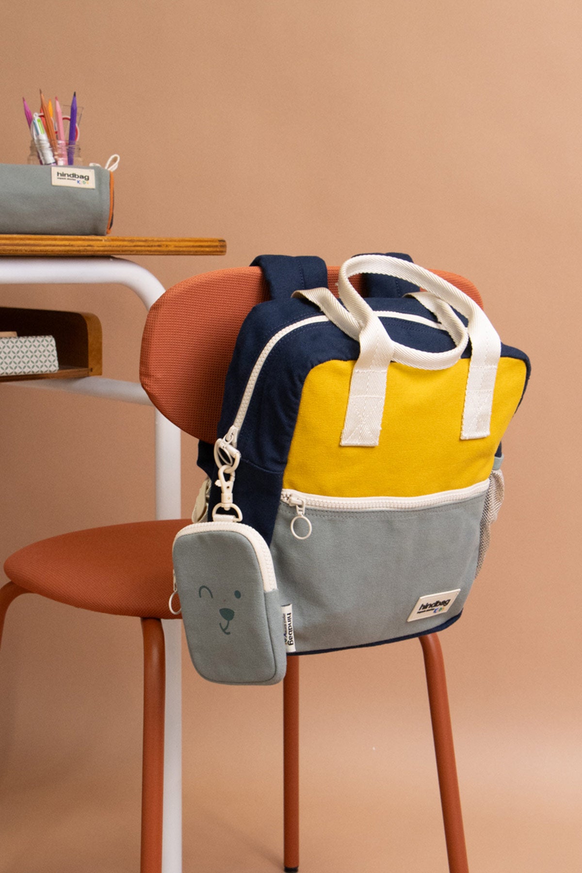 Rucksack Arthur Dreifarbig Safran
