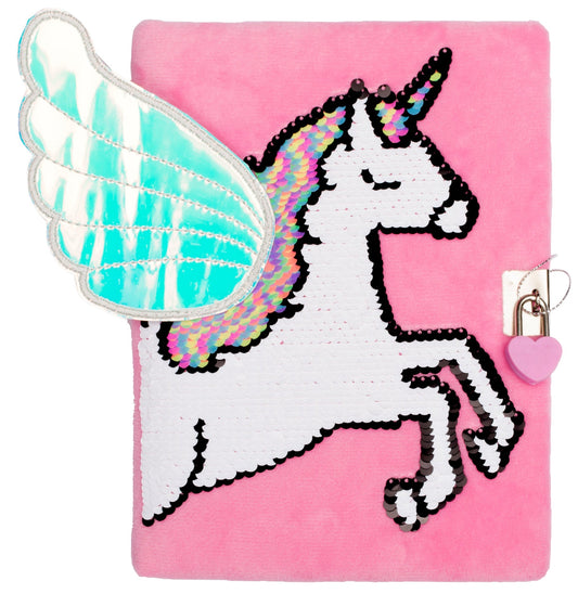 3D Journal secret – rose licorne Wings