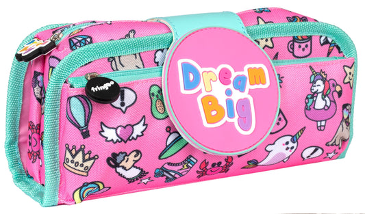 Federmäppchen mit Silikon-Patch – Dream Big for | Fringoo UK