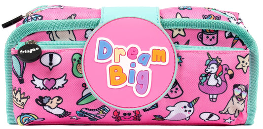 Federmäppchen mit Silikon-Patch – Dream Big for | Fringoo UK
