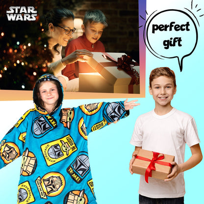 Star Wars Mandalorian Oversized Sweat à capuche Couverture