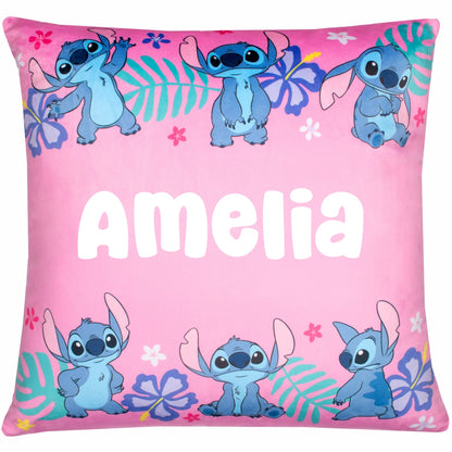 Disney Stitch Coussin Cover 44 x 44 cm Super Soft Pillow Case Gift fille Bedroom Home Décor