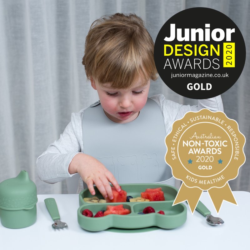 Sage bear silicone plate