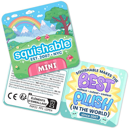Mini Peluche Squishable – Bébé Pieuvre Bleue