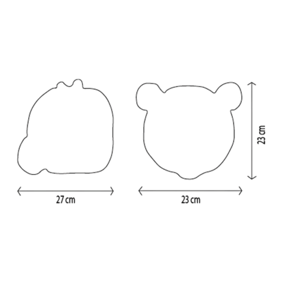 Décoration Murale Peluche Thomas le Panda - Wild & Soft