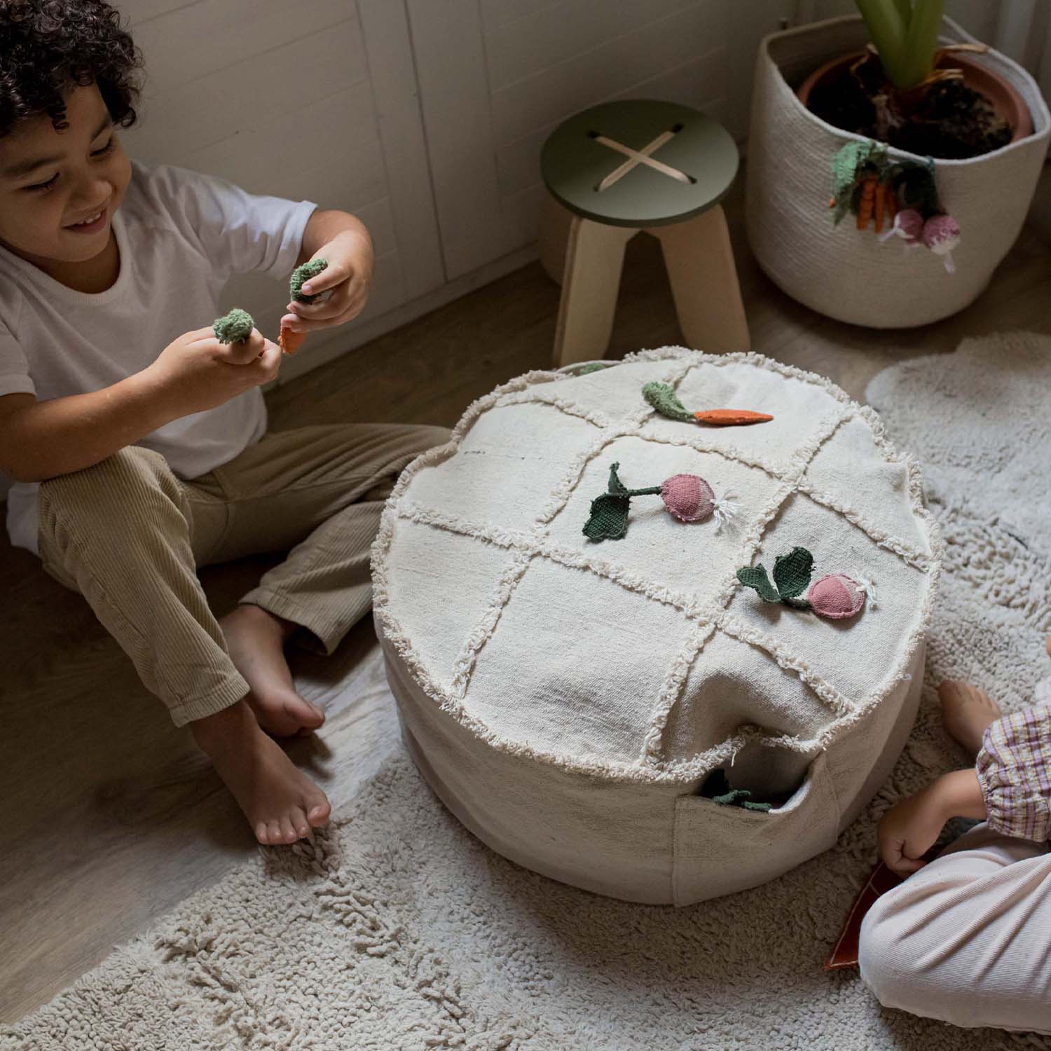Pouf Tic-Tac-Toe – vue produit 2