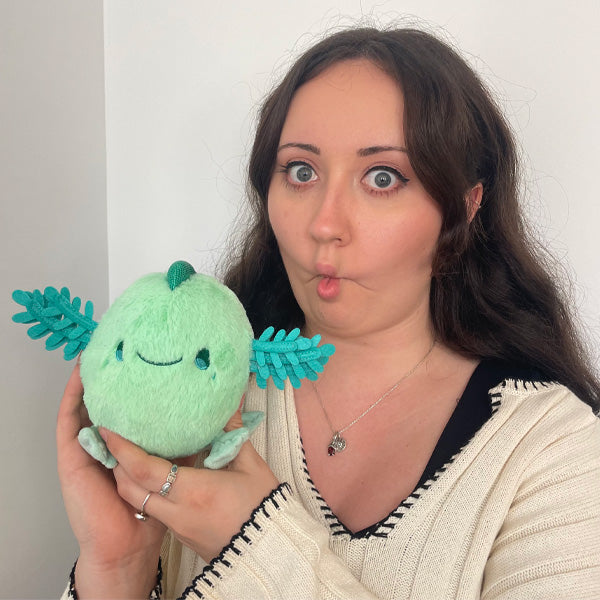 Snacker Plüschtier – Snacker Party Mint Baby Axolotl