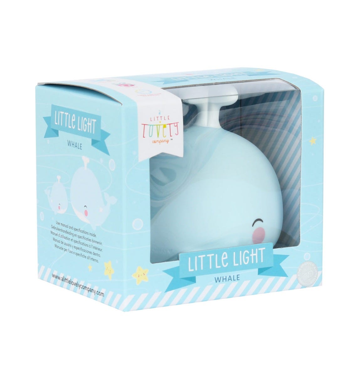Petite veilleuse Baleine – vue 5 – A Little Lovely Company