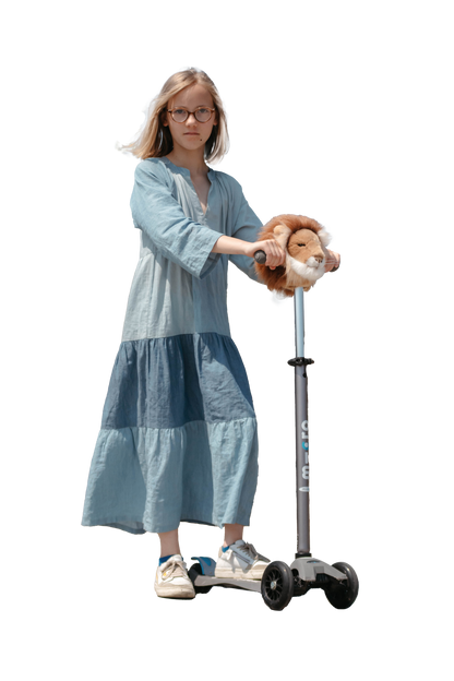 Accessoire tête de lion pour vélo ou trottinette enfant - Wild & Soft